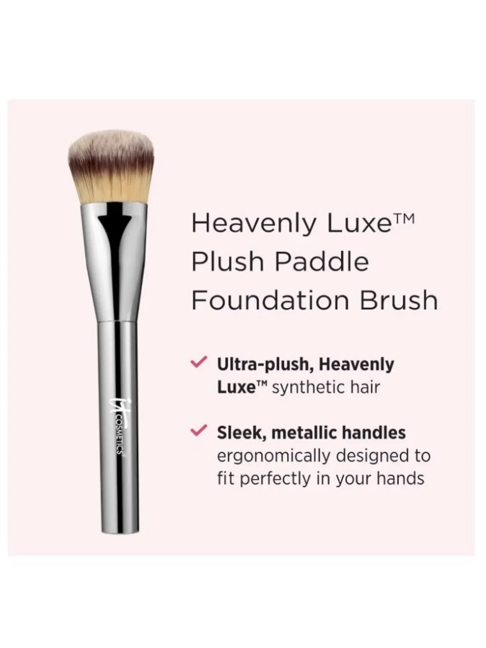 SEALED IT Cosmetics Heavenly Luxe Plush Paddle Foundation Brush